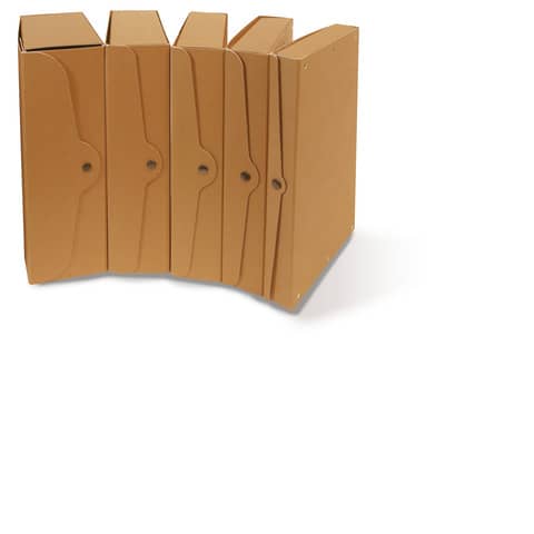 Scatola portaprogetti con bottone in cartone EURO-CART 35x25 cm dorso 15 cm FMCXCPECO15AV
